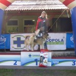 víťaz kategorie kolobežka dva psi ženy Alžbeta Fodorová